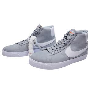 NEW NIKE SB BLAZER MID SHOES DV5467 001 GREY MENS SIZE - 8.5
